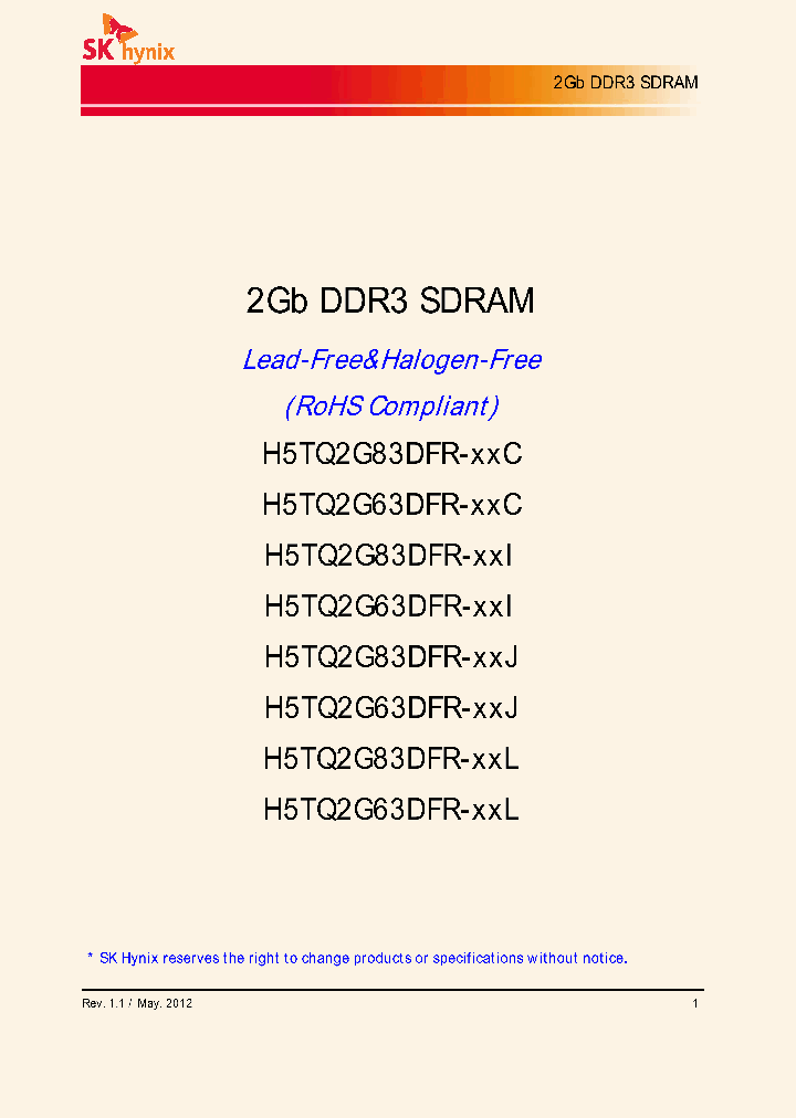 H5TQ2G83DFRPBC_7167807.PDF Datasheet
