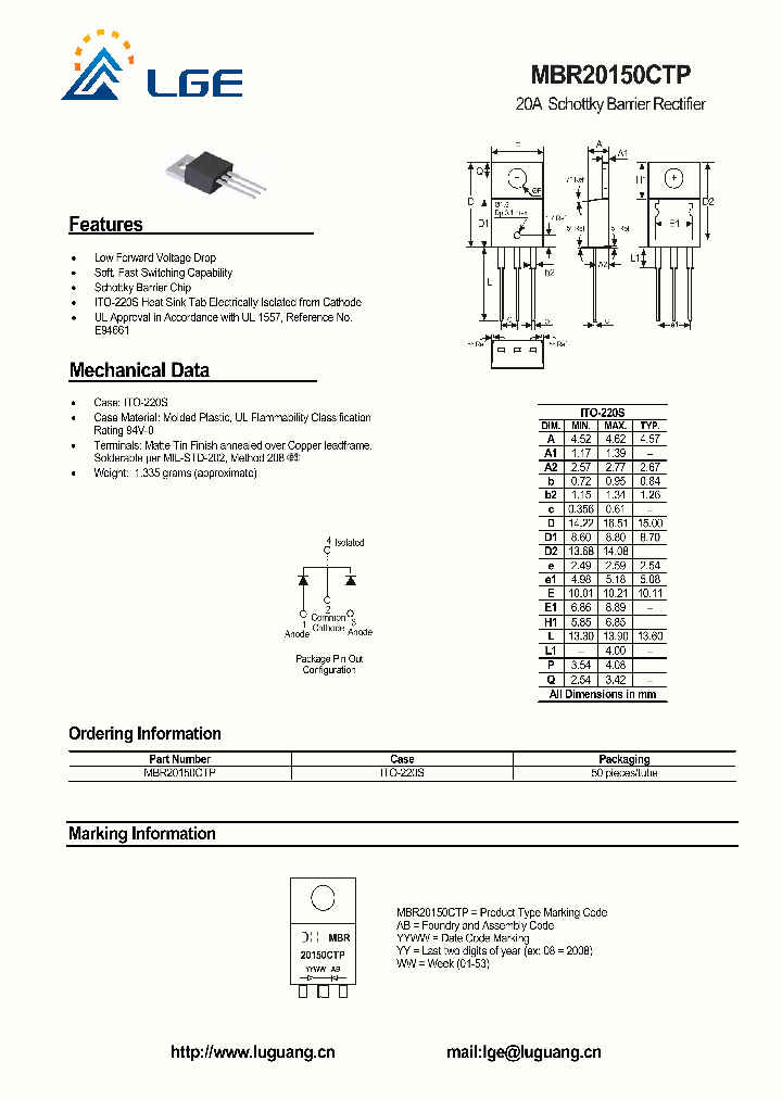 MBR20150CTP_7170457.PDF Datasheet