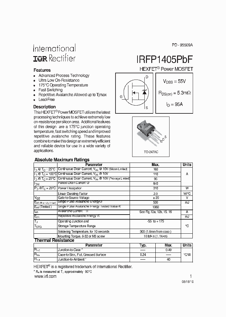 IRFP1405PBF_7196784.PDF Datasheet