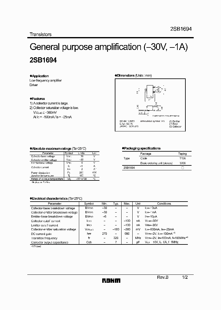 2SB1694_7202470.PDF Datasheet