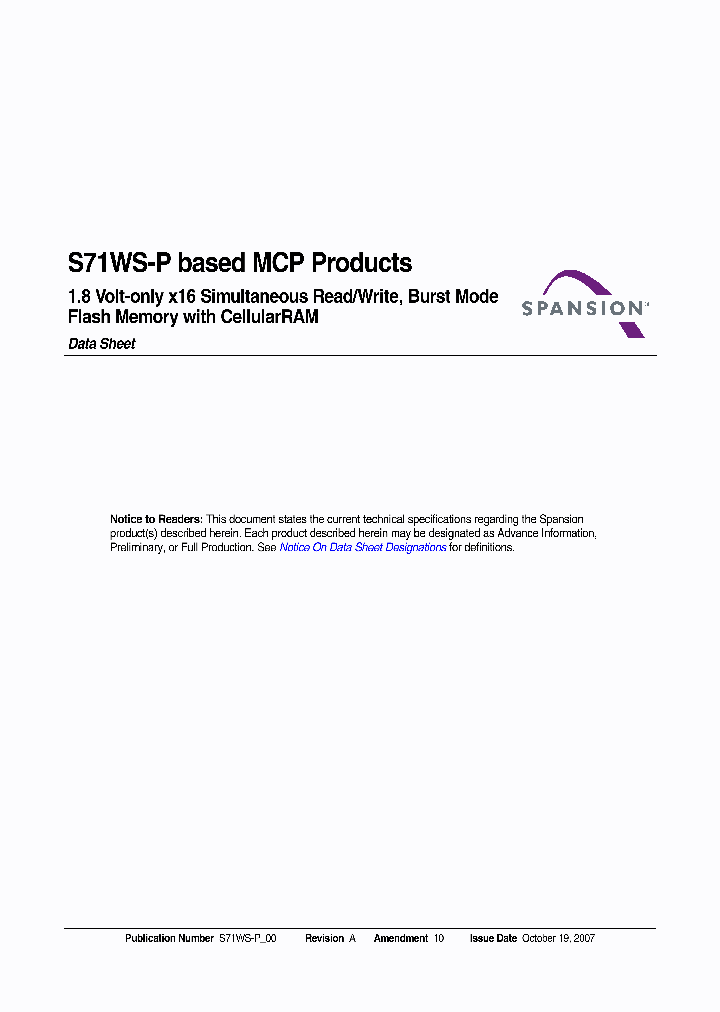 S71WS128PD0HF3HL2_7214295.PDF Datasheet
