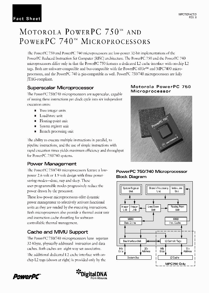 MPC750ARX266LHR2_7215407.PDF Datasheet