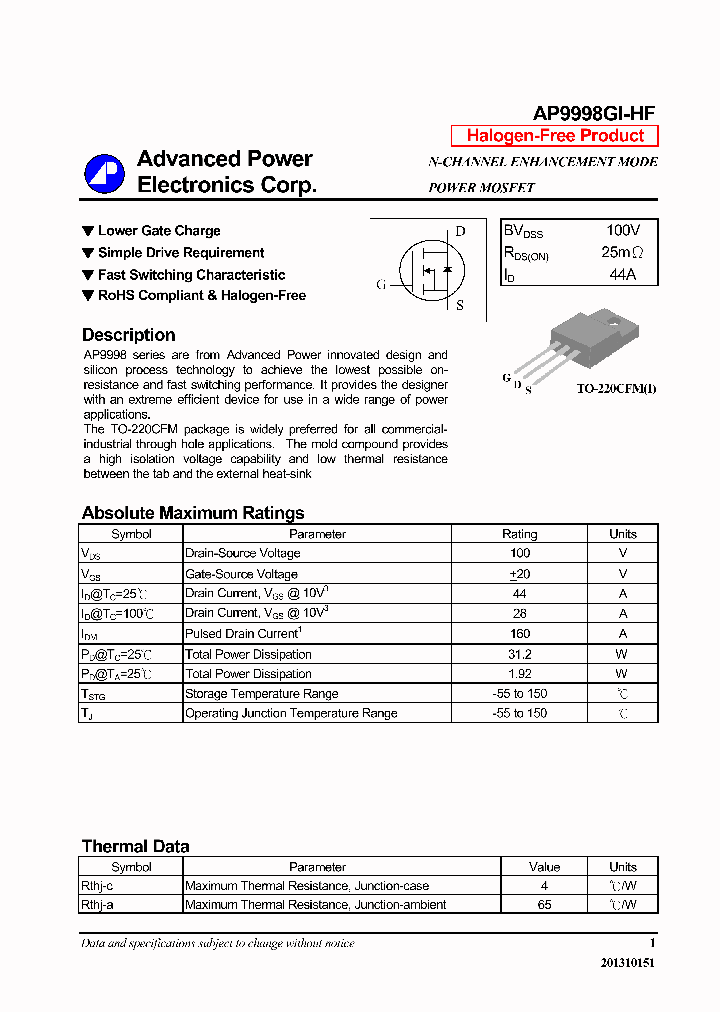 AP9998GI-HF_7217646.PDF Datasheet