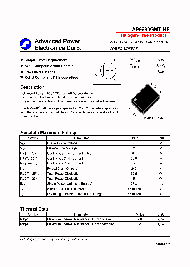 AP9990GMT-HF_7217629.PDF Datasheet