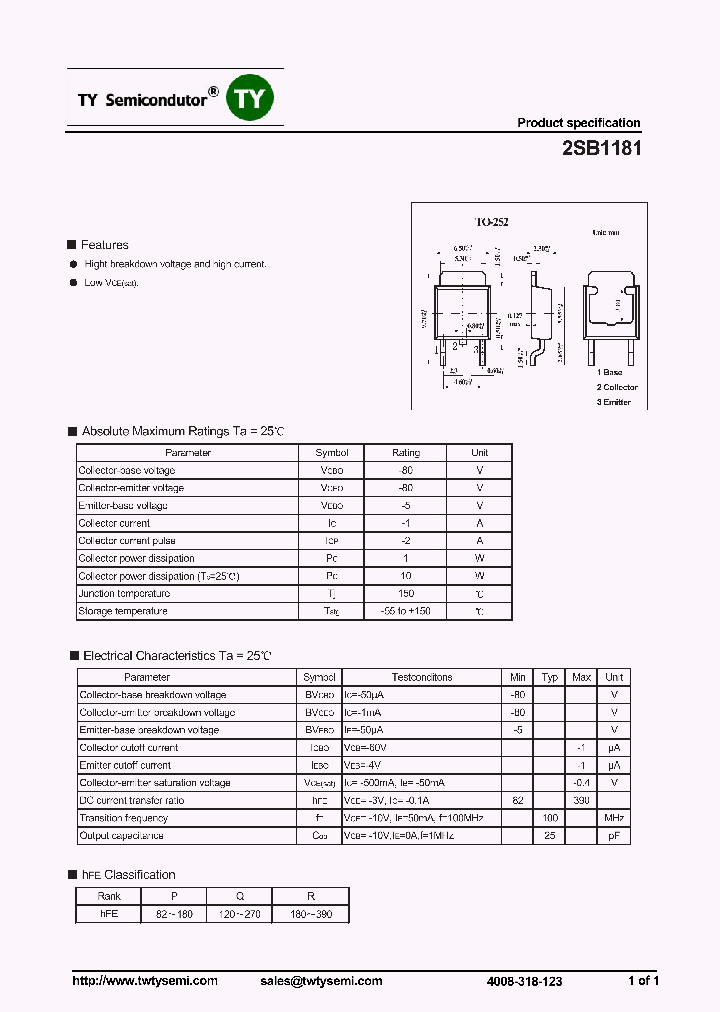 2SB1181_7225014.PDF Datasheet