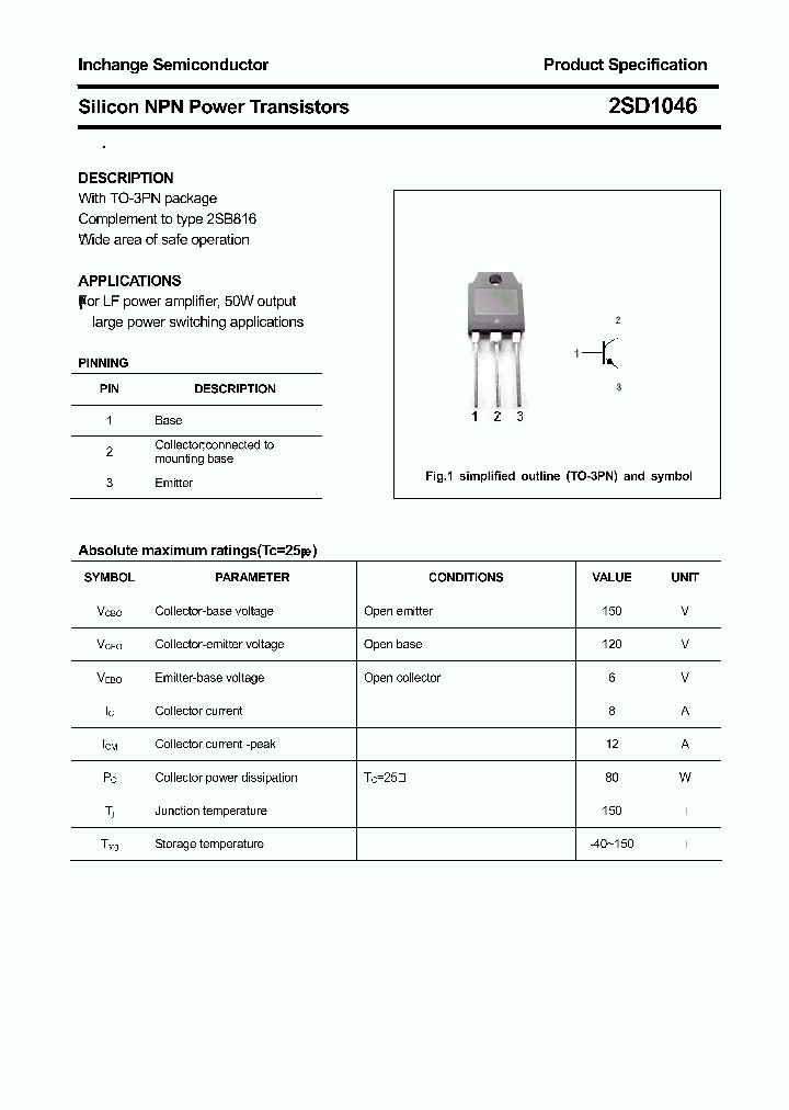 2SD1046_7237572.PDF Datasheet