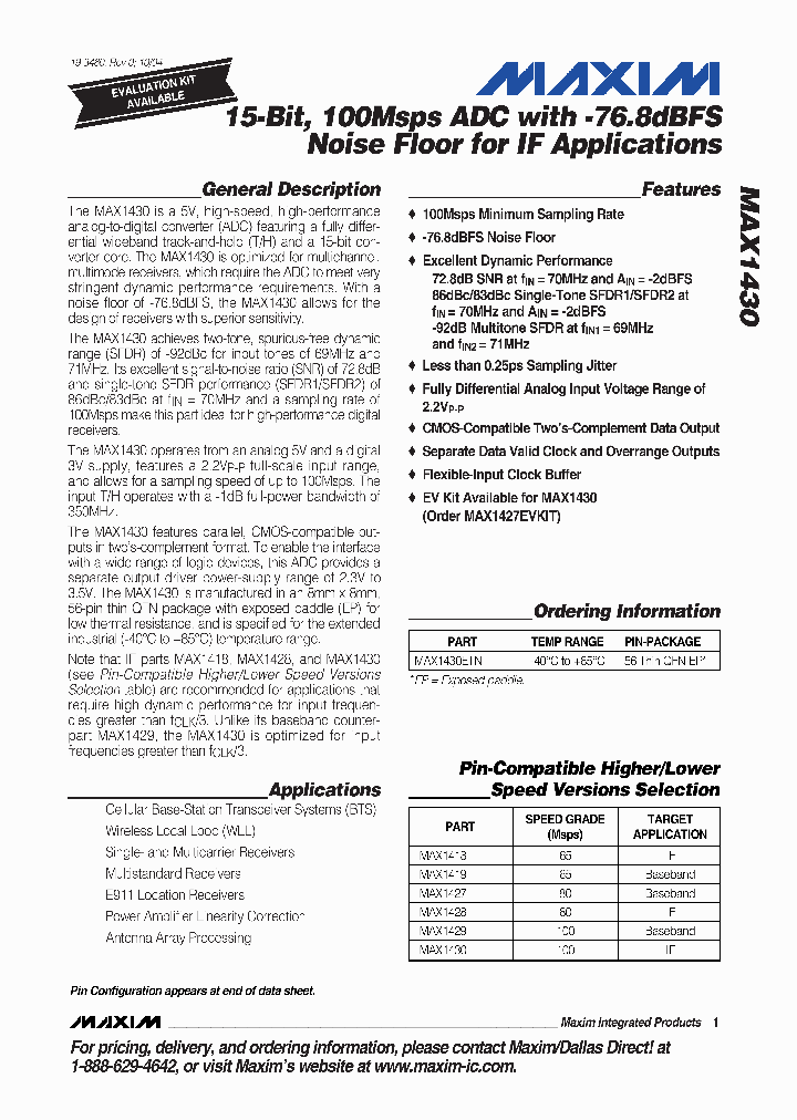 MAX1430ETN-TD_7238535.PDF Datasheet