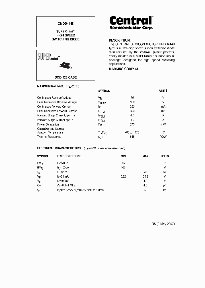 CMDD4448TR_7245391.PDF Datasheet