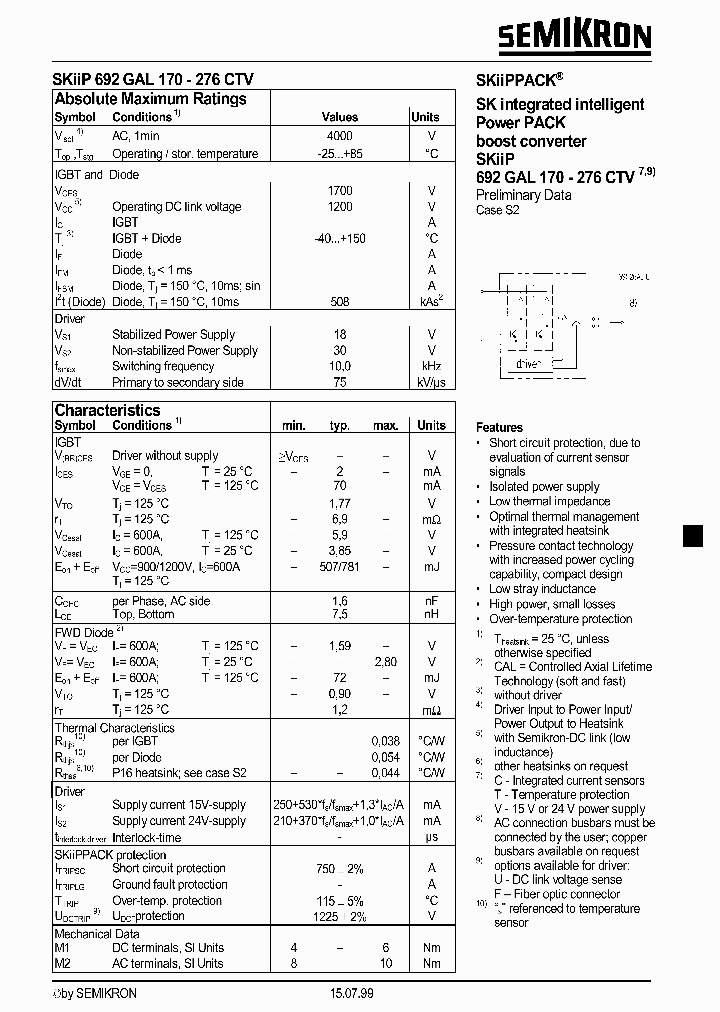 SKIIP692GAL170-276CTVF_7245436.PDF Datasheet