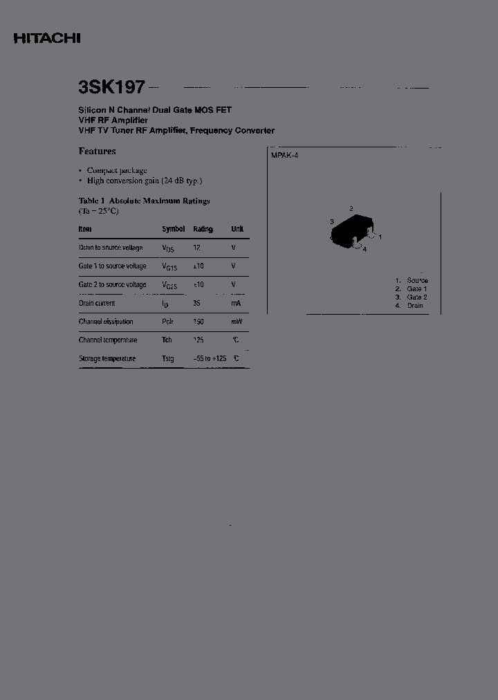 3SK197_7251947.PDF Datasheet