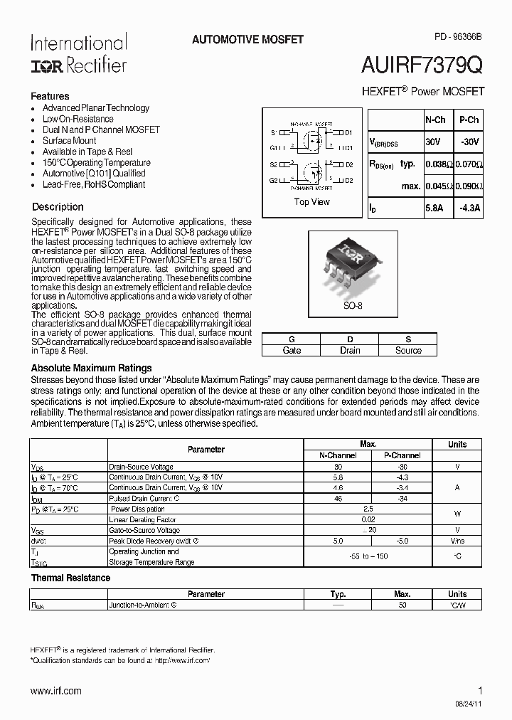 AUIRF7379Q_7260071.PDF Datasheet