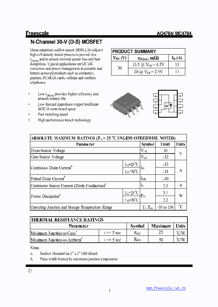 AO4704_7268270.PDF Datasheet