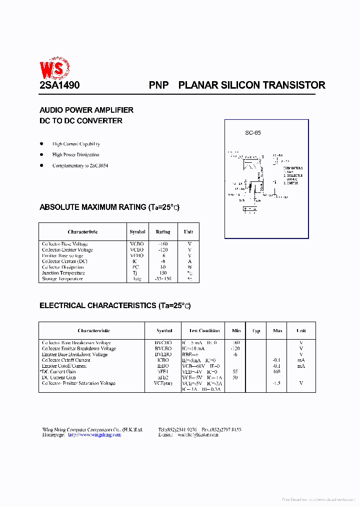 A1490_7268642.PDF Datasheet