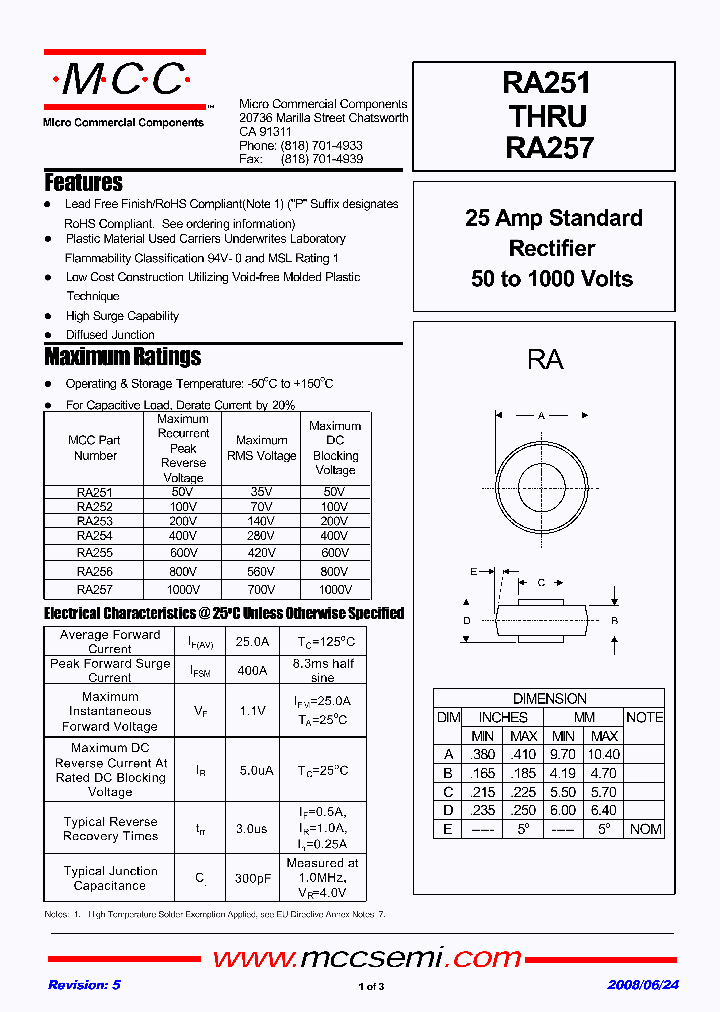 RA254_7291634.PDF Datasheet