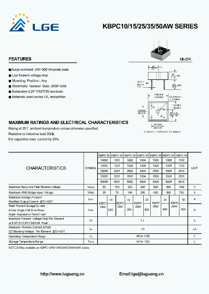 KBPC50AW_7294118.PDF Datasheet