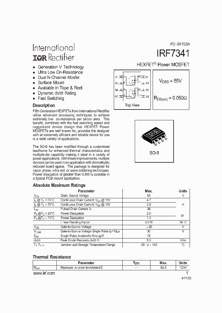 IRF7341TR_7297322.PDF Datasheet