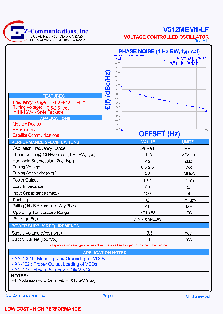V512MEM1-LF_7306610.PDF Datasheet