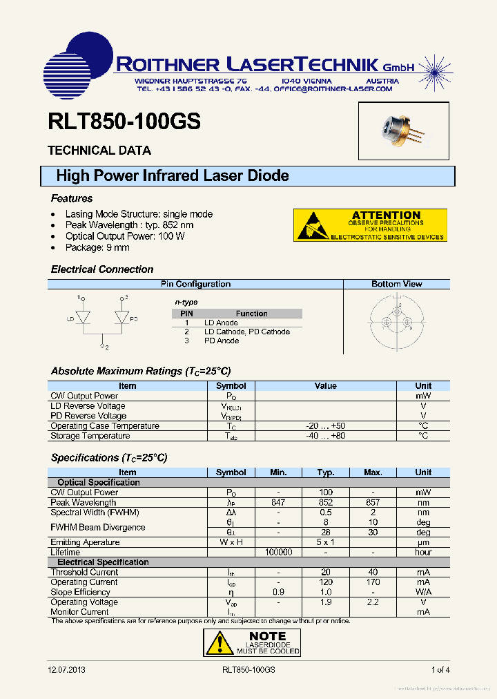 RLT850-100GS_7316469.PDF Datasheet