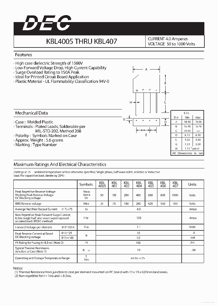 KBL4005_7318532.PDF Datasheet