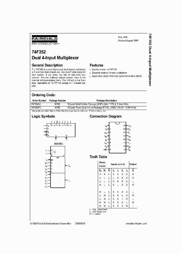 FAIRCHILDSEMICONDUCTORCORP-74F352SJ_7322257.PDF Datasheet