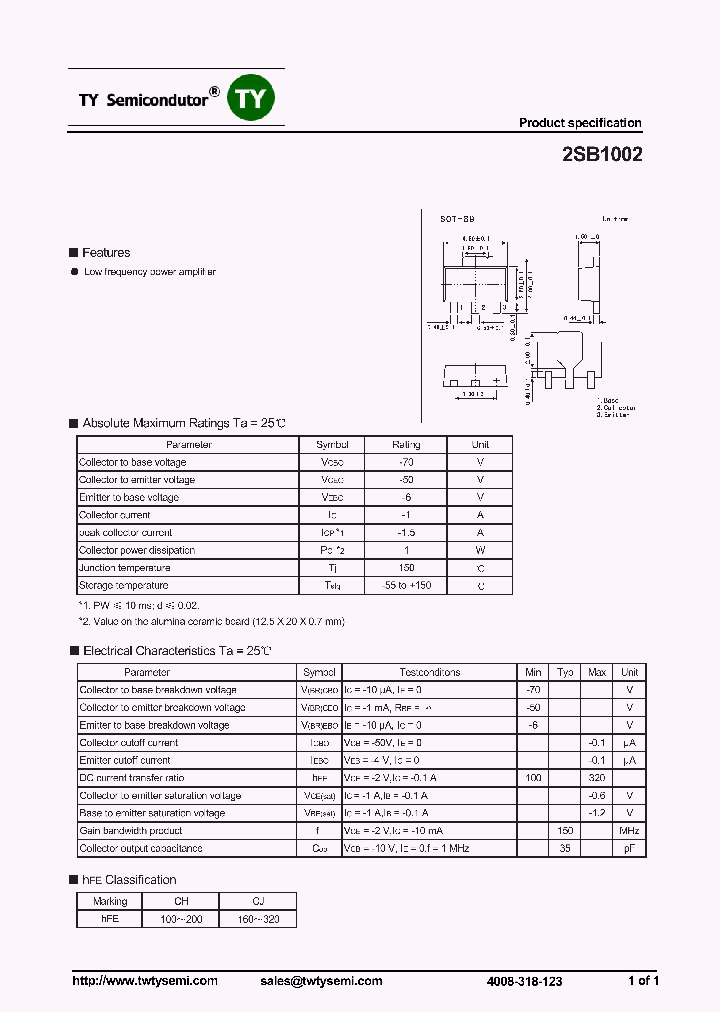 2SB1002_7327769.PDF Datasheet