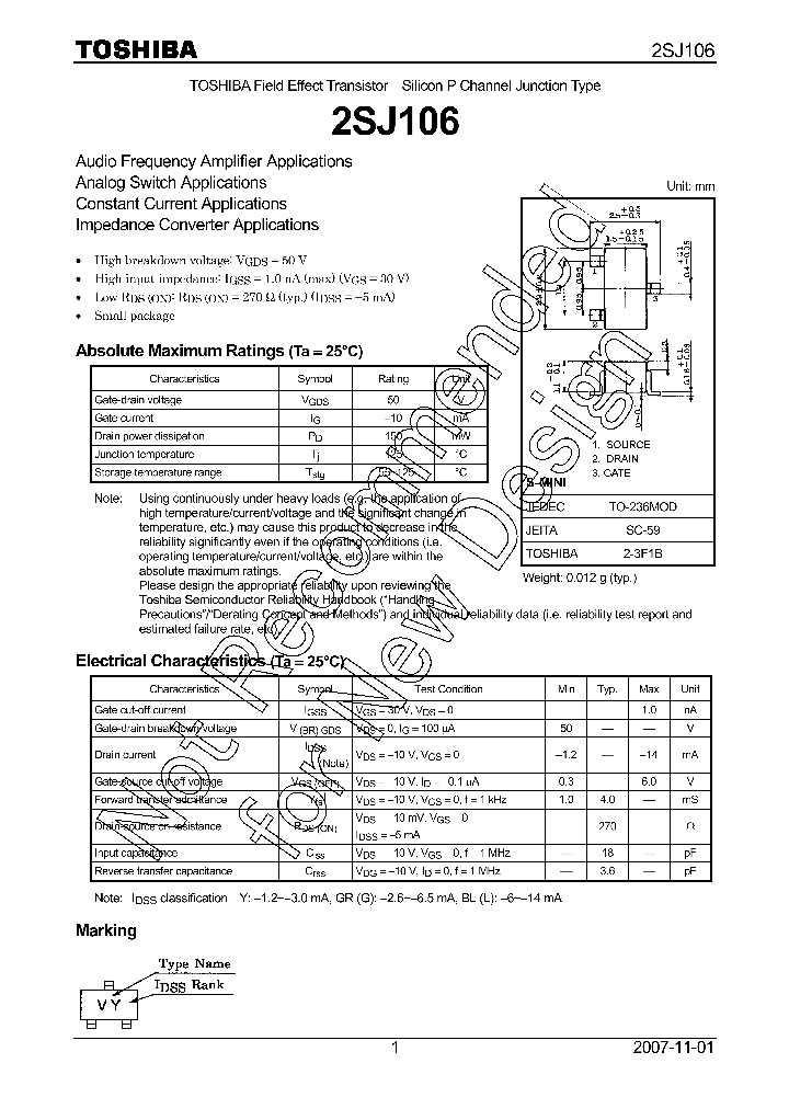 2SJ106-Y_7330654.PDF Datasheet