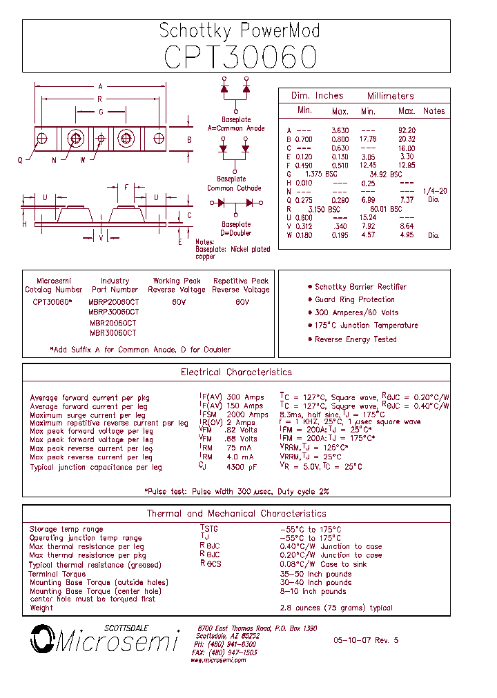 MBRP30060CT_7331243.PDF Datasheet