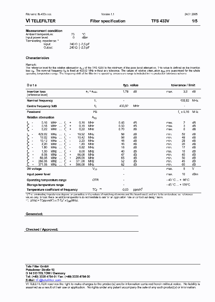 TFS433V_7331888.PDF Datasheet