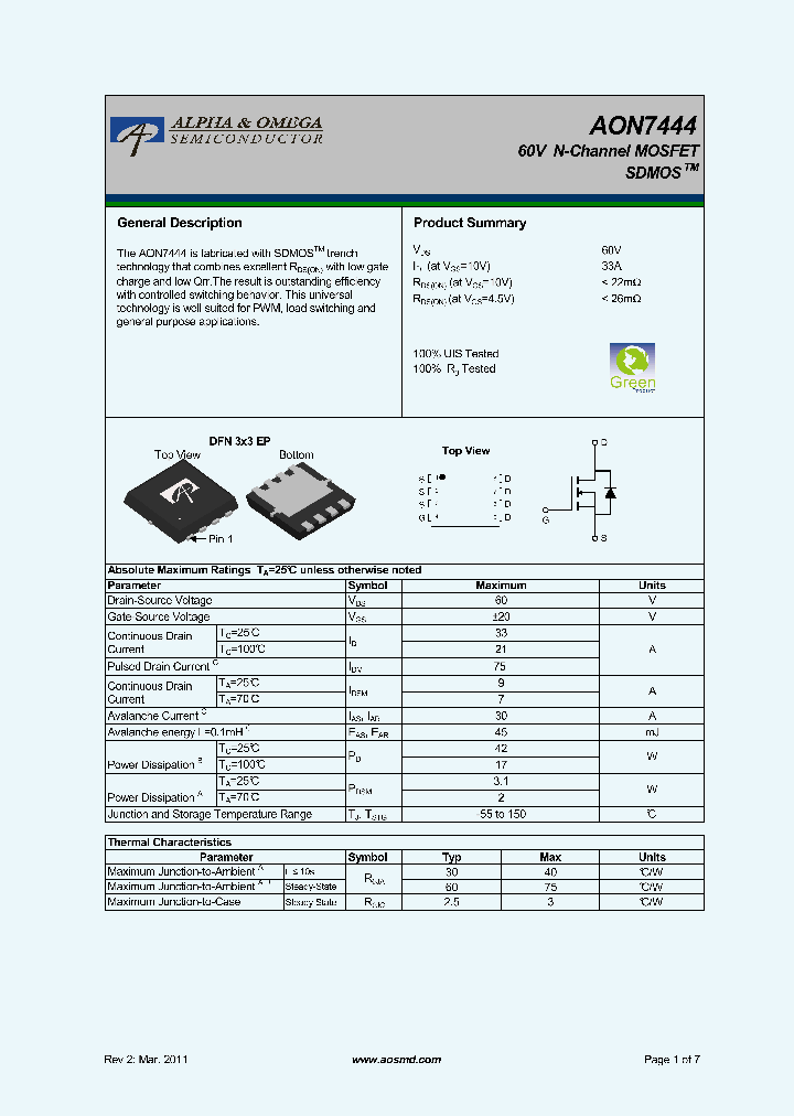 AON7444_7335076.PDF Datasheet