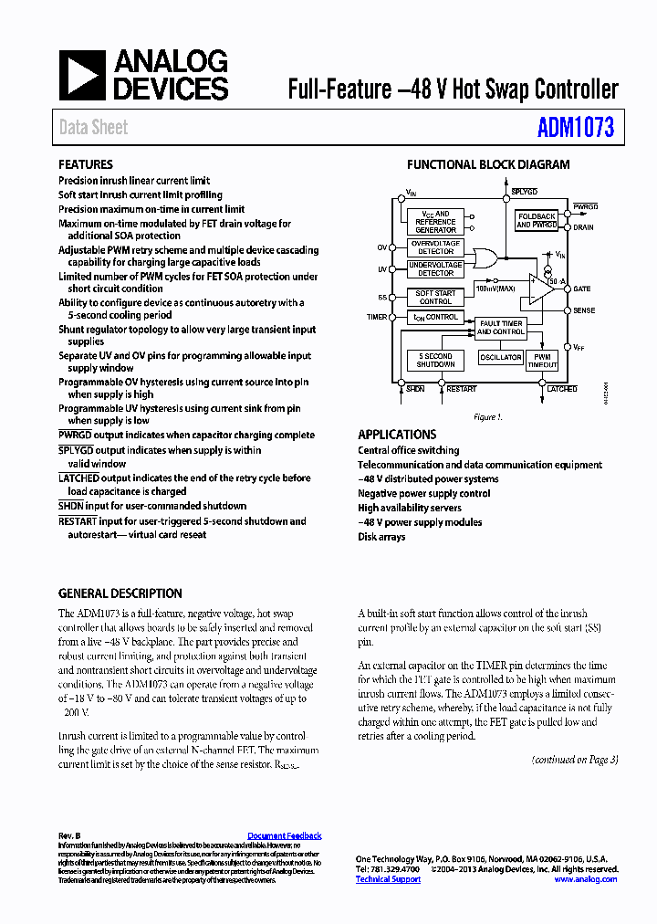 ADM1073ARUZ_7353382.PDF Datasheet