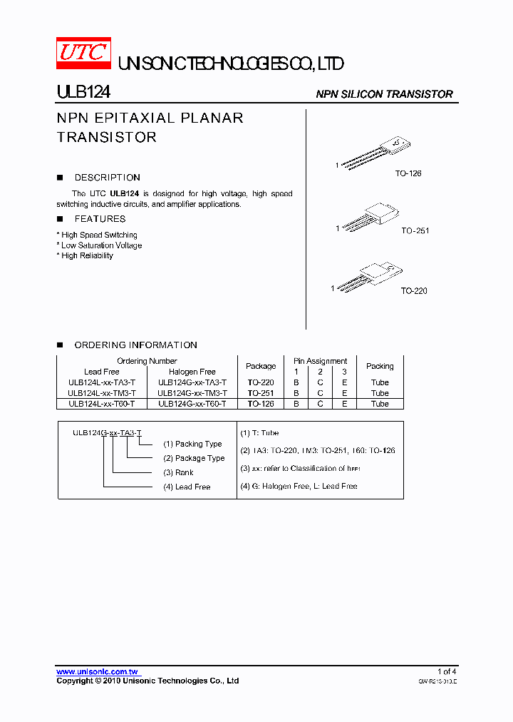 ULB124G-B2-T60-T_7373704.PDF Datasheet