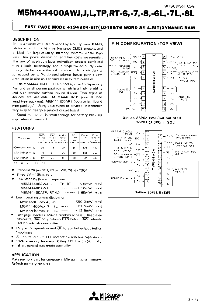 M5M44400AJ-8L_7396752.PDF Datasheet
