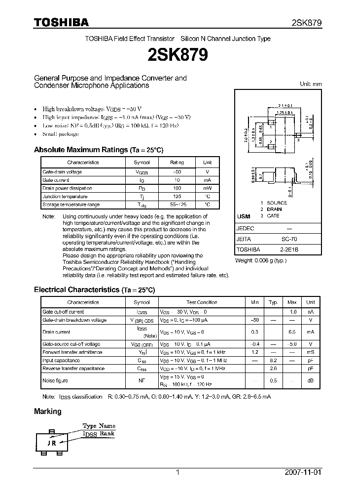 2SK879-GR_7410523.PDF Datasheet