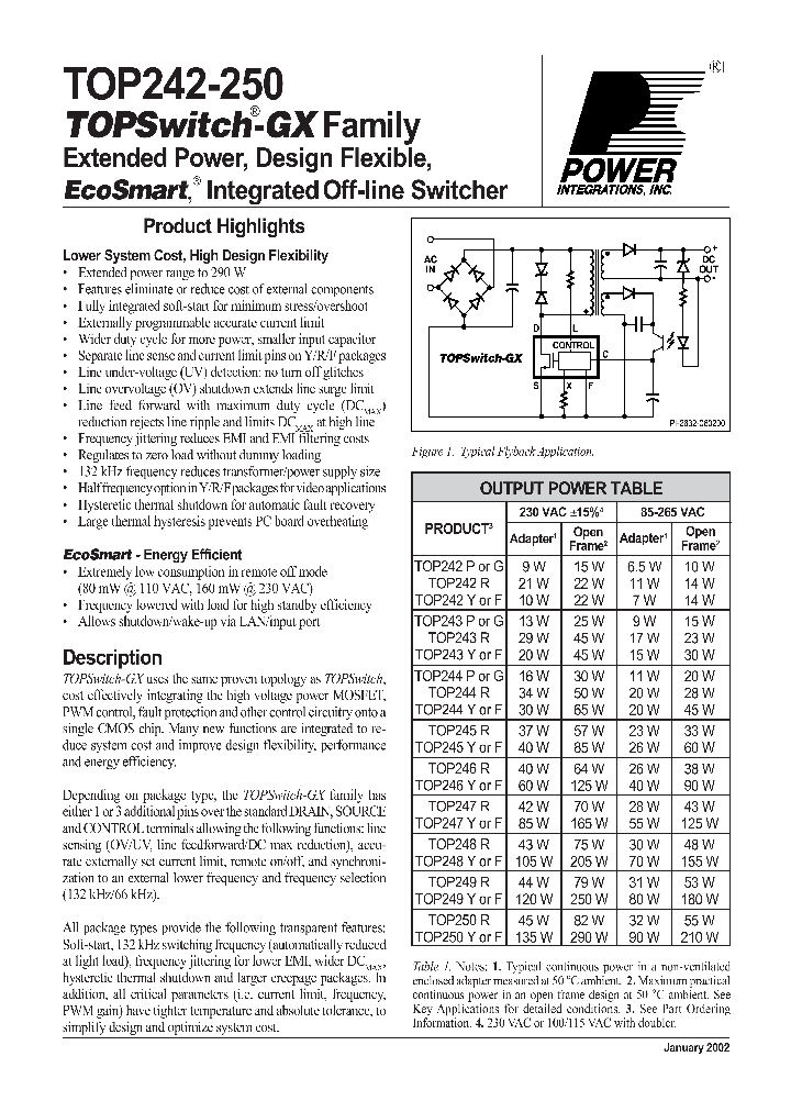 TOP244Y_7428875.PDF Datasheet