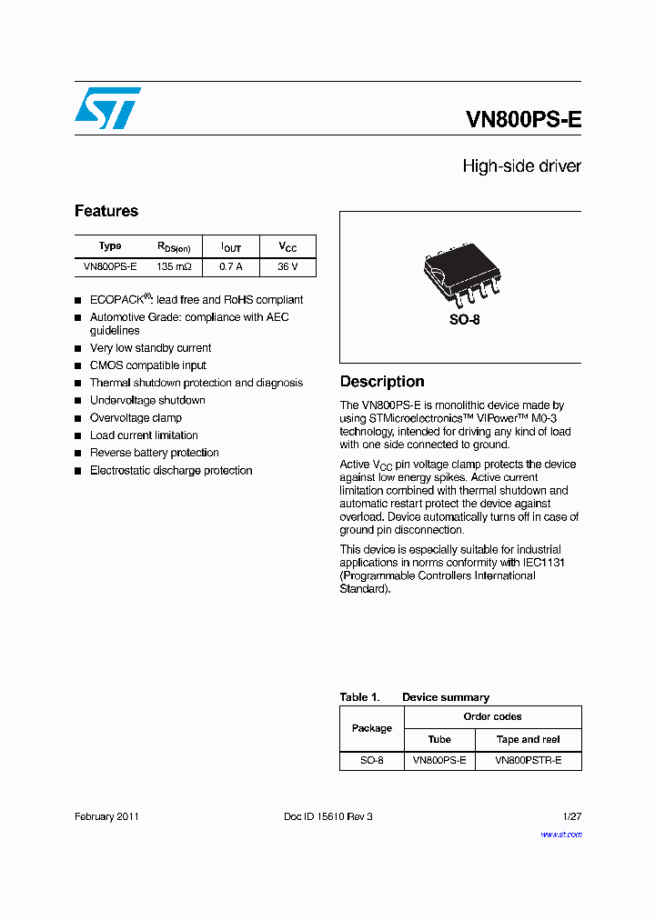 VN800PSTR-E_7487126.PDF Datasheet
