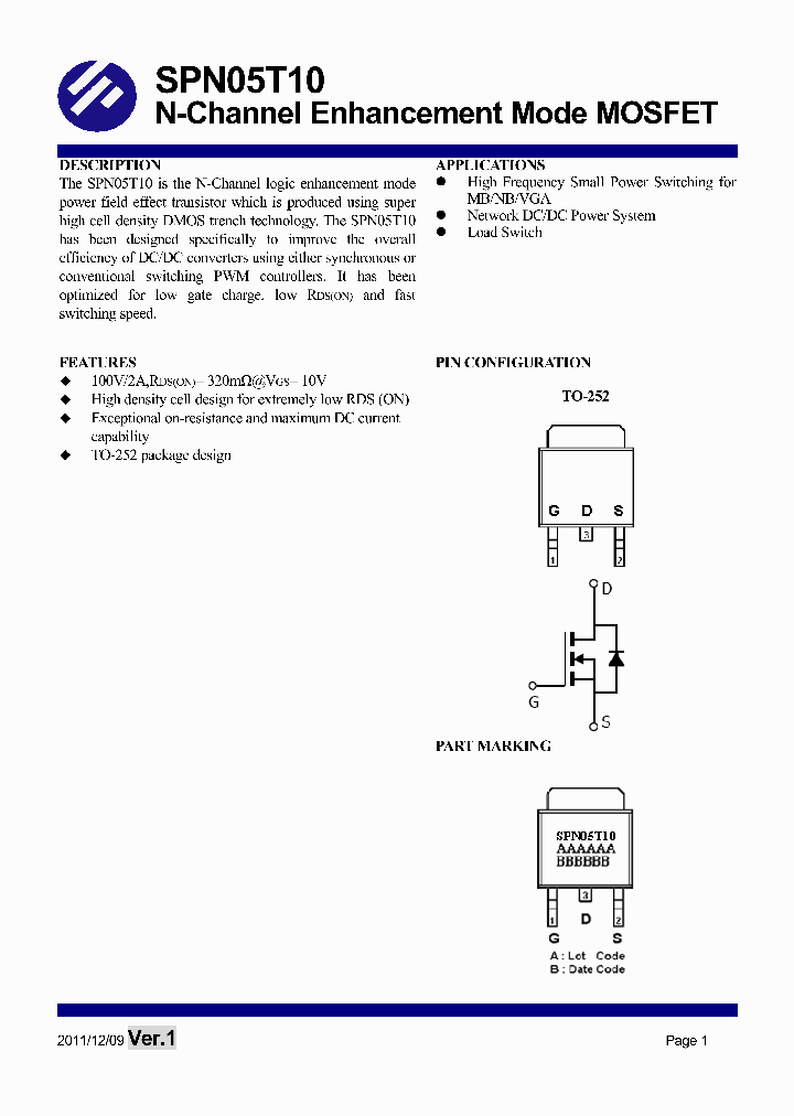 SPN05T10_7494057.PDF Datasheet