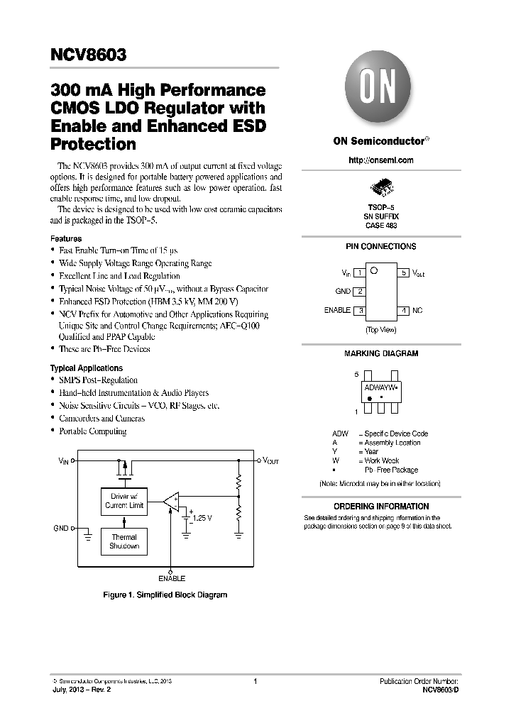 NCV8603_7495411.PDF Datasheet