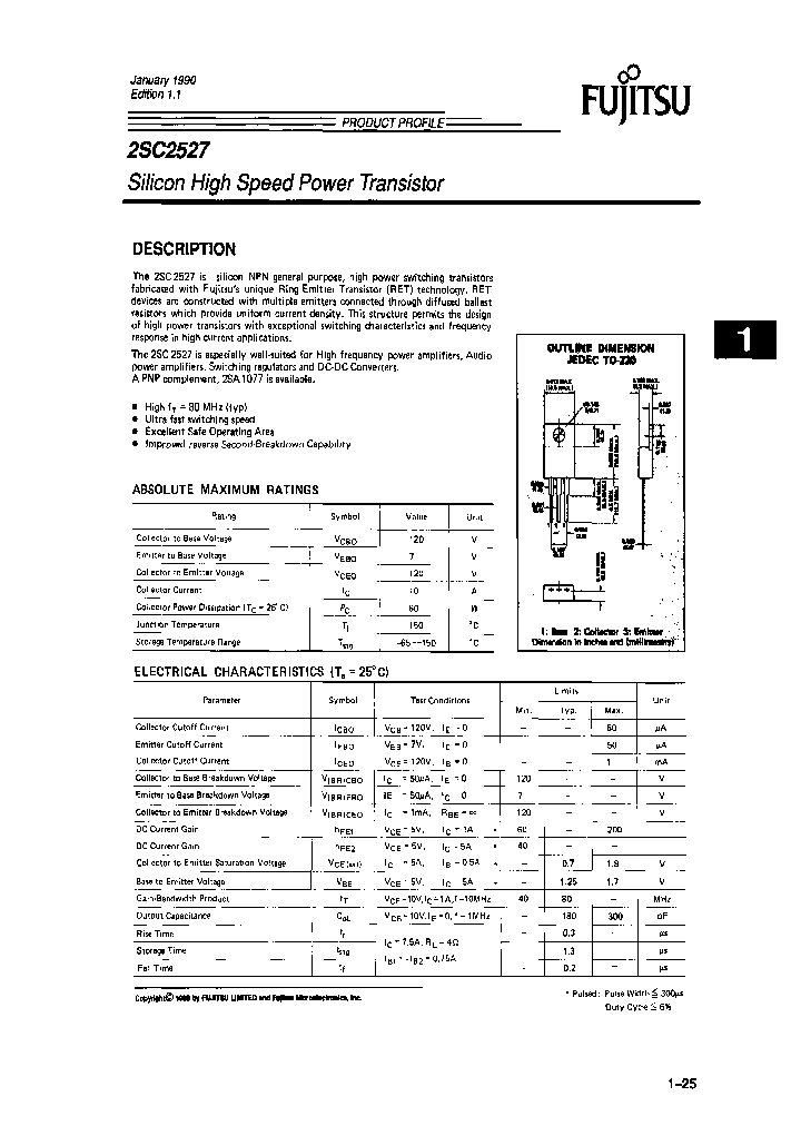 2SC2527_7497701.PDF Datasheet