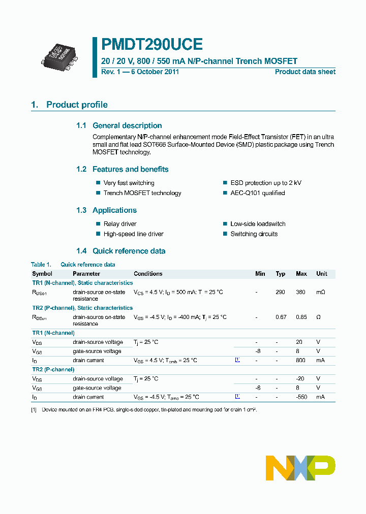 PMDT290UCE_7500605.PDF Datasheet