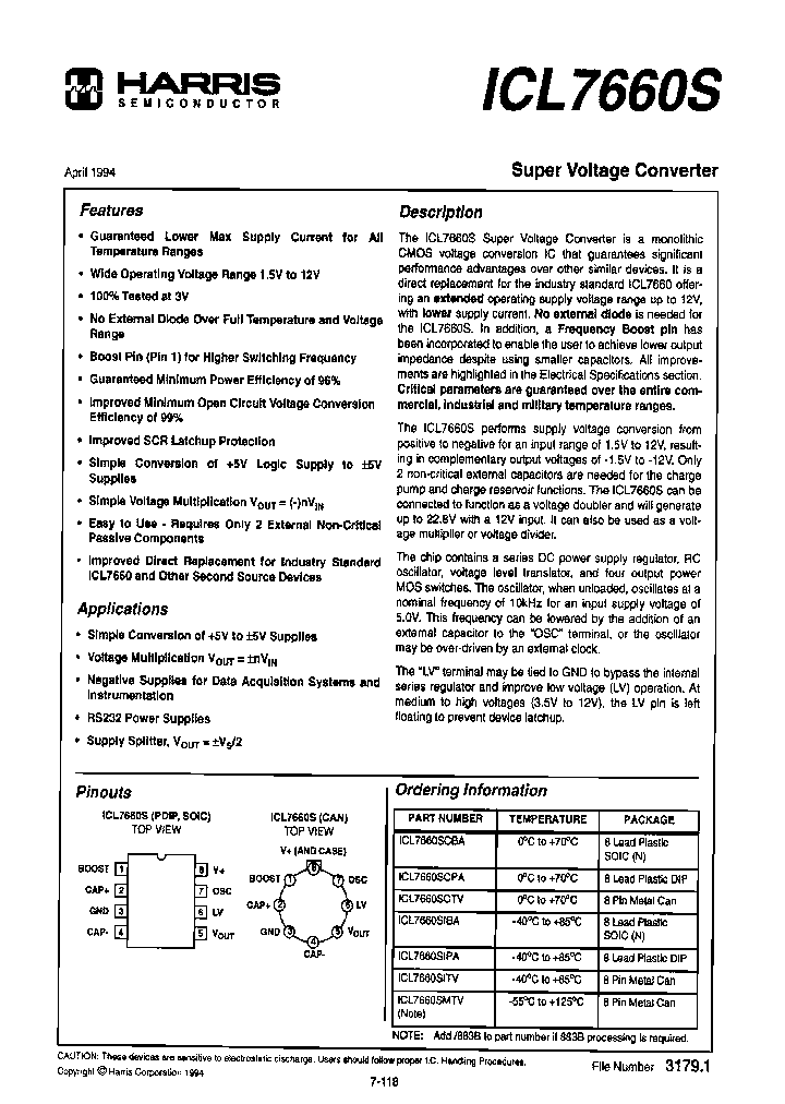 ICL7660SITV_7532834.PDF Datasheet