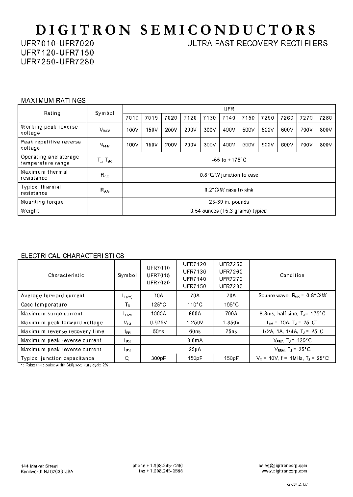 UFR7010_7543918.PDF Datasheet