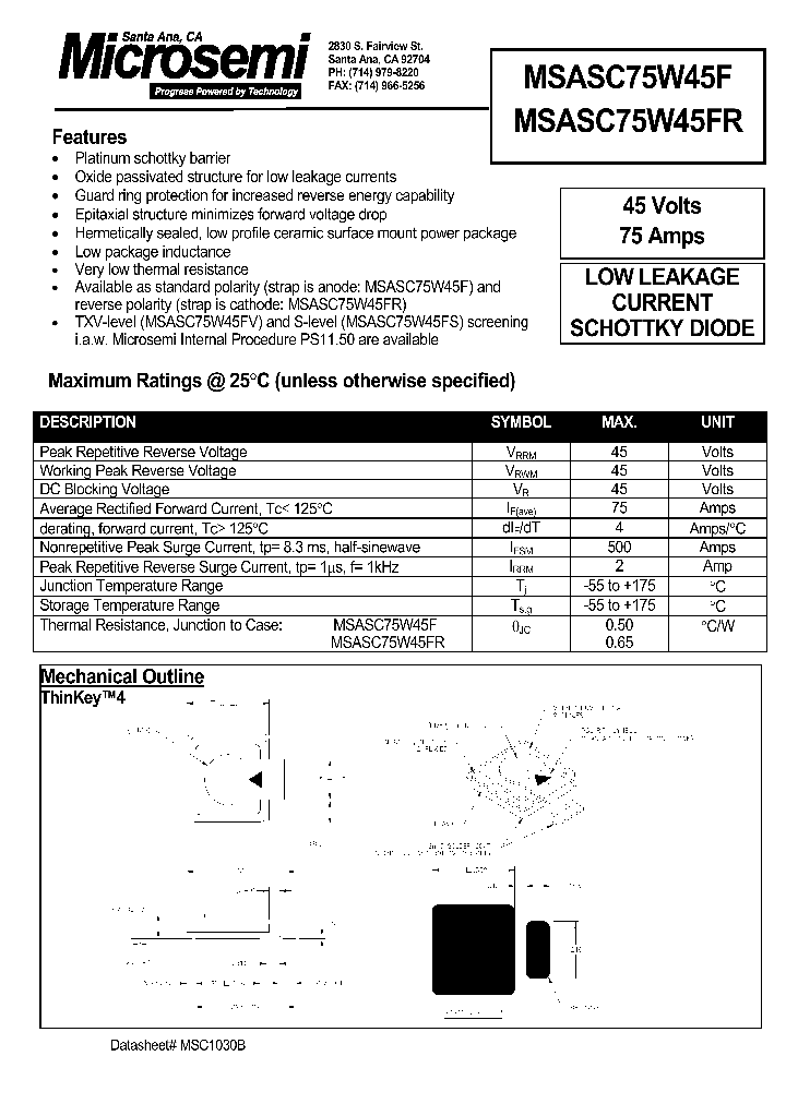 ASC75W45FVR_7545885.PDF Datasheet