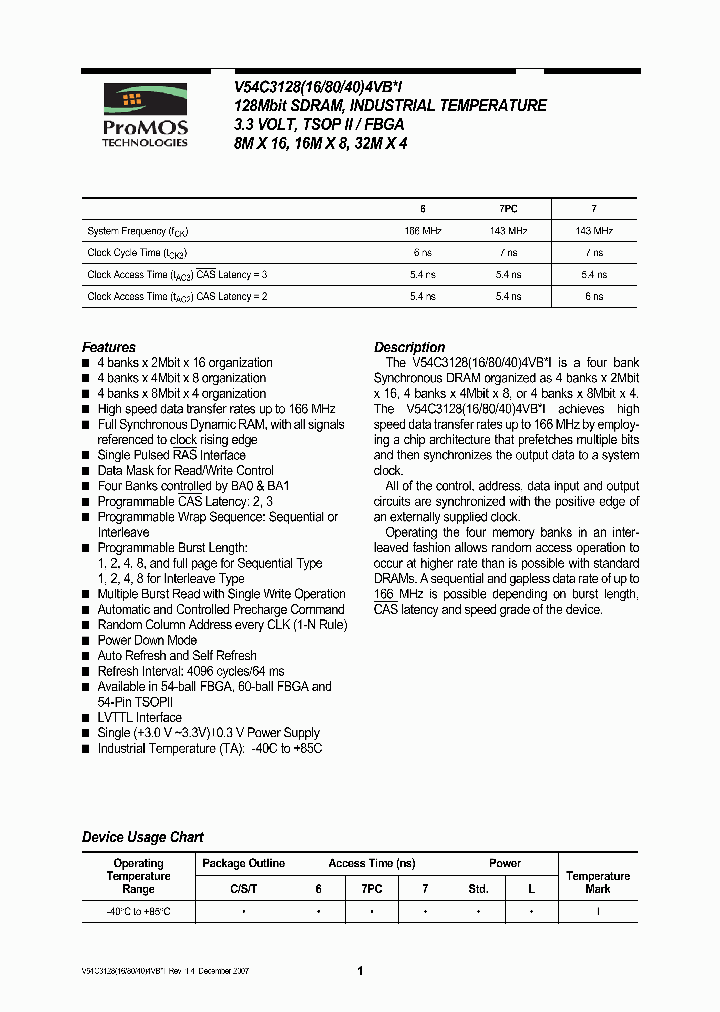 V54C3128164VBI7I_7546328.PDF Datasheet