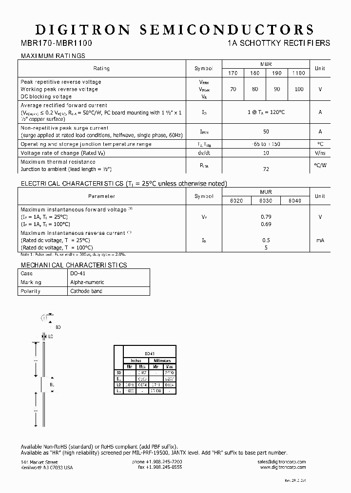 MBR1100_7546776.PDF Datasheet