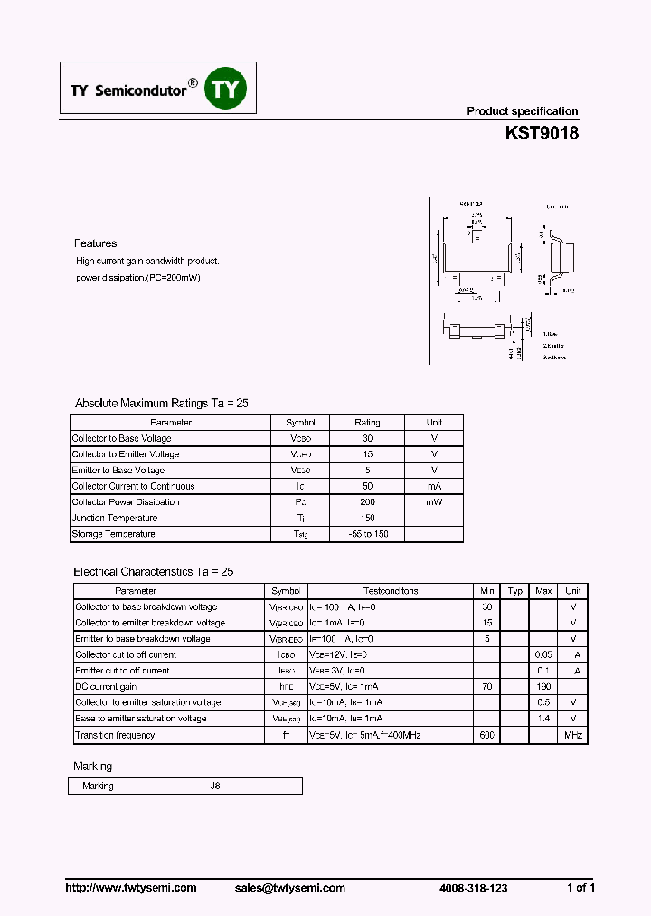 KST9018_7547335.PDF Datasheet