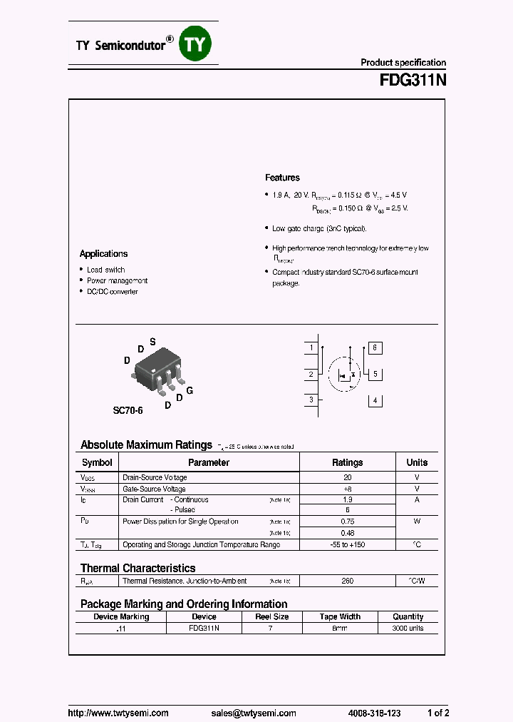 FDG311N_7549721.PDF Datasheet