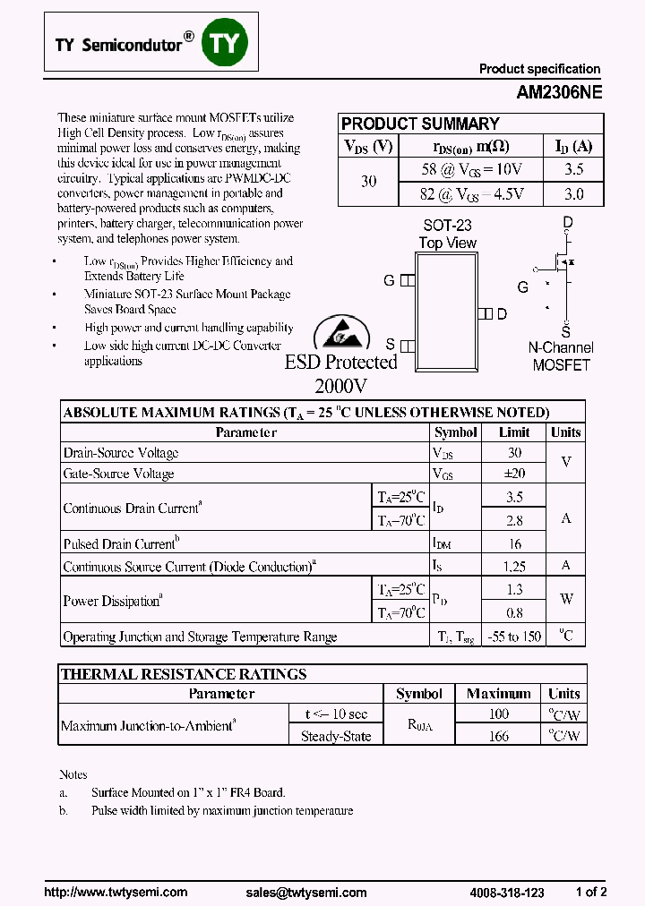 AM2306NE_7554309.PDF Datasheet