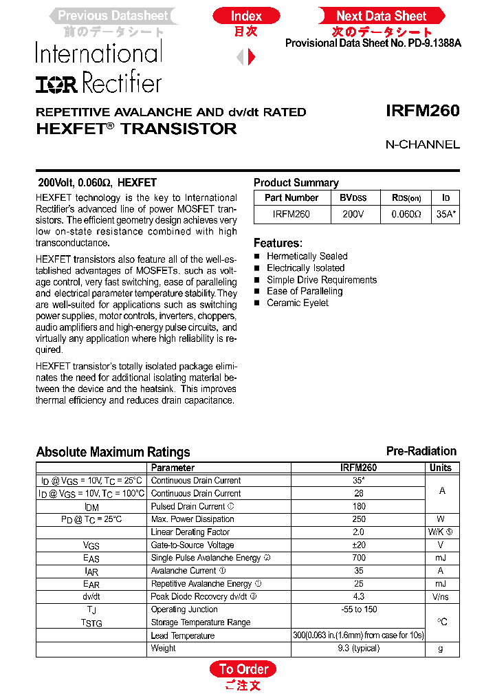 RFM260_7579477.PDF Datasheet