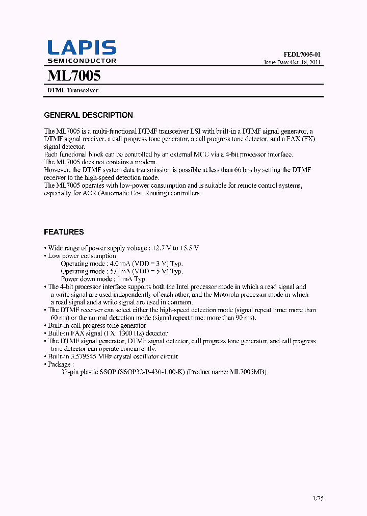 ML7005_7592634.PDF Datasheet