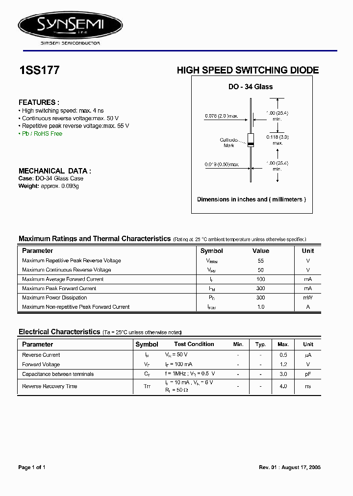 1SS177_7595065.PDF Datasheet